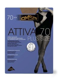 Колготки классические Attiva 70 XXL Plus size